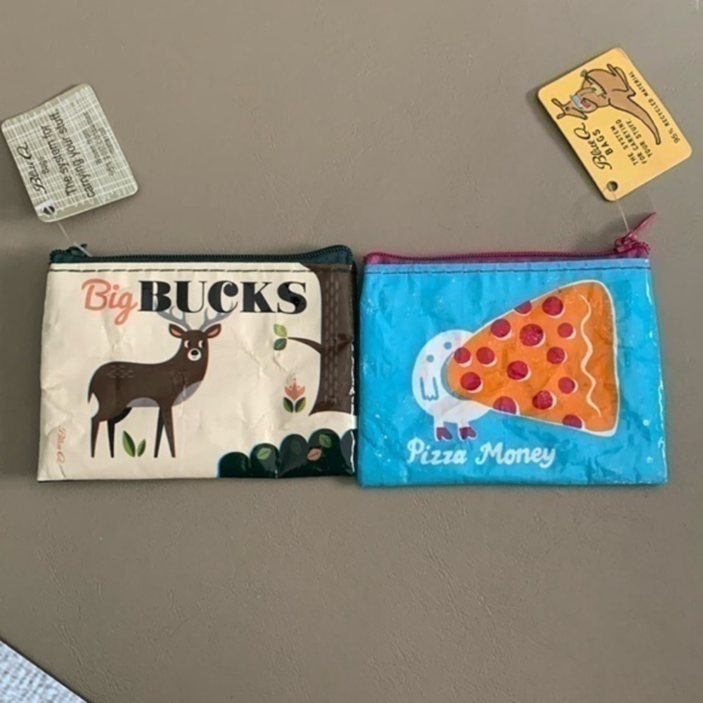 2 adorable change purses